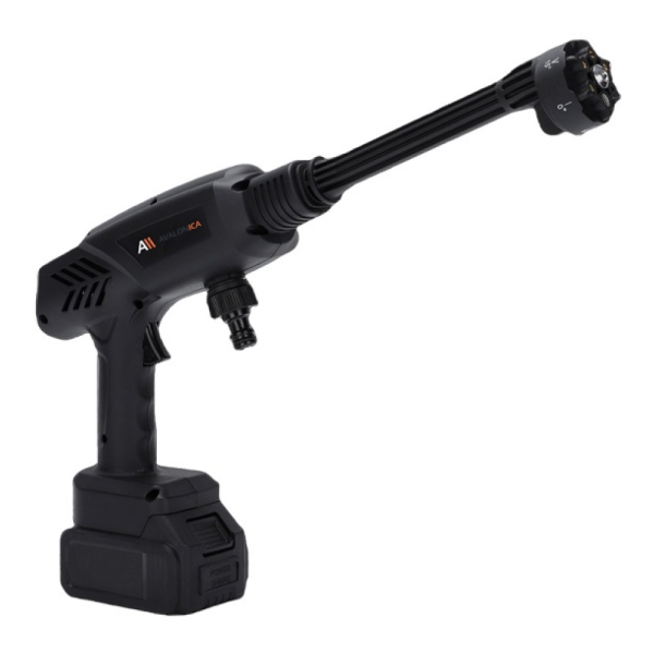 Аккумуляторная мойка высокого давления Avalonica, 20000mAh, 24 бар, 200 Вт, черная